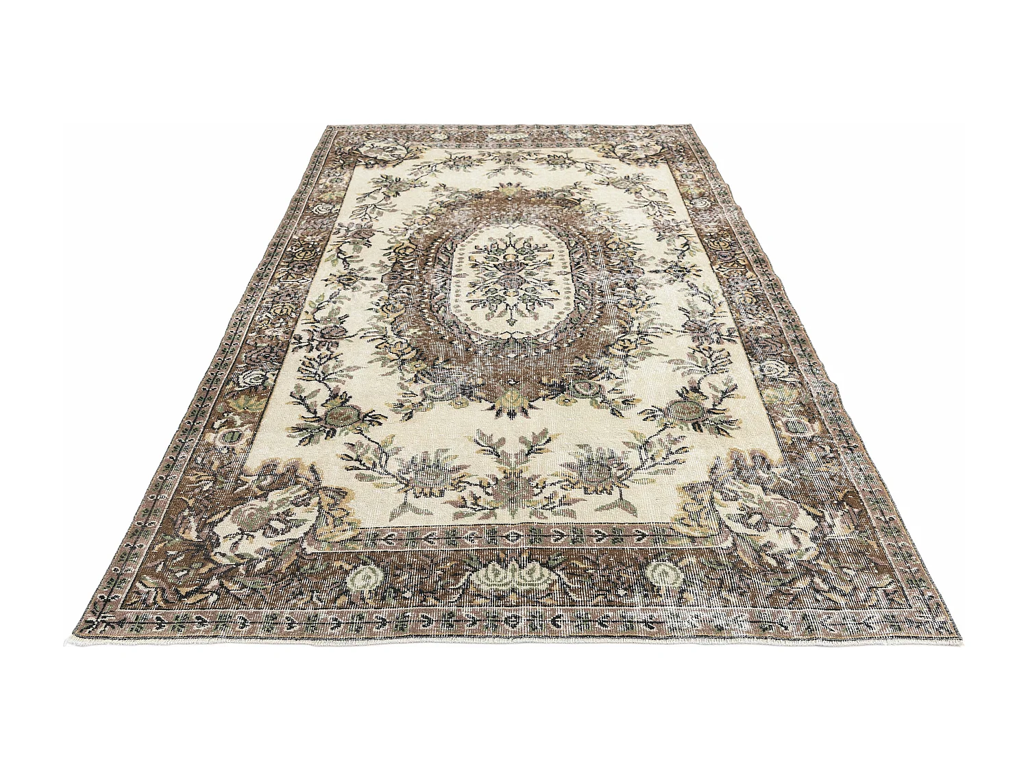 Tapis de laine 165x282 beige Ultra Vintage
