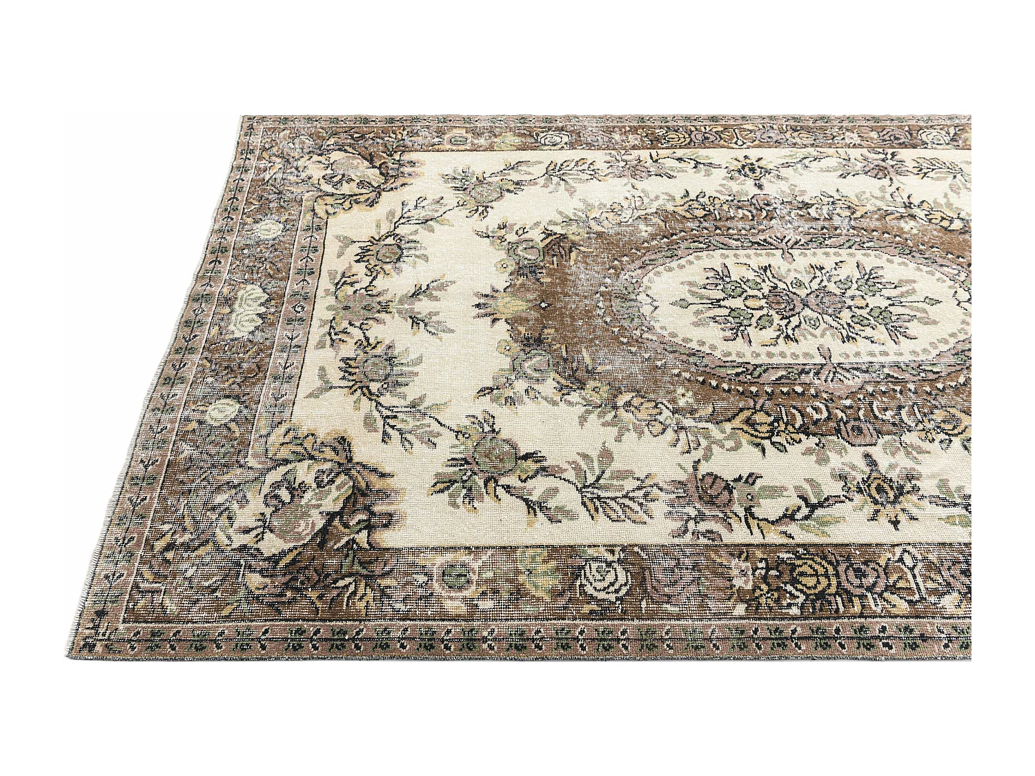 Tapis de laine 165x282 beige Ultra Vintage
