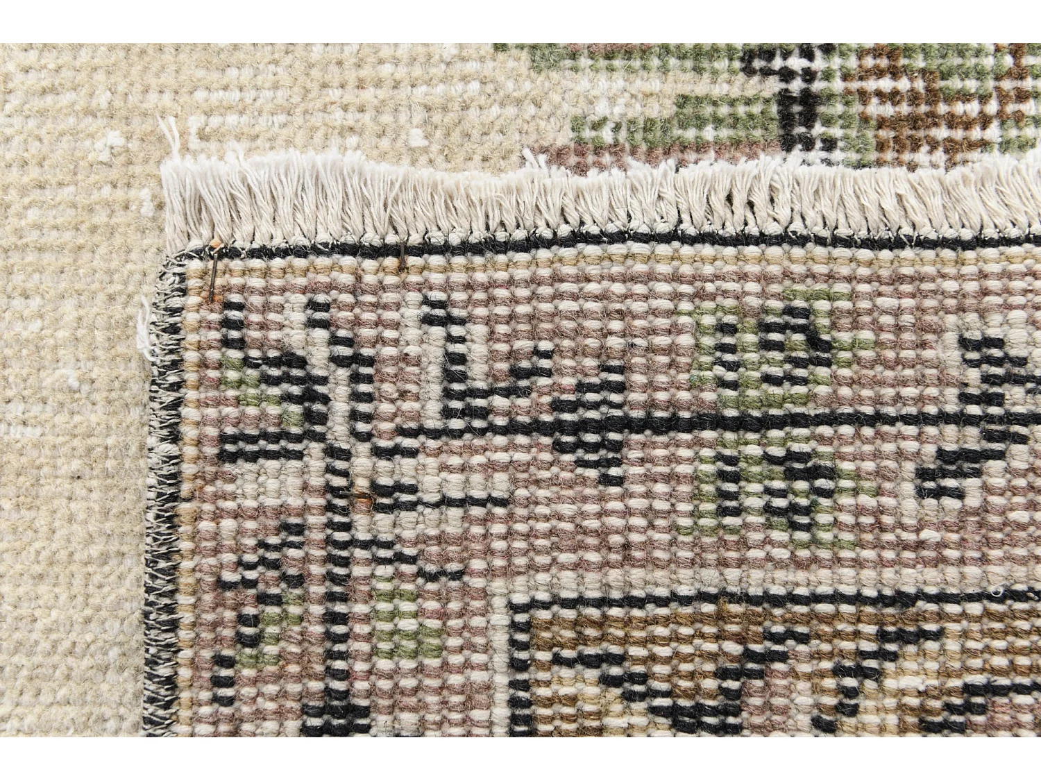 Tapis de laine 165x282 beige Ultra Vintage