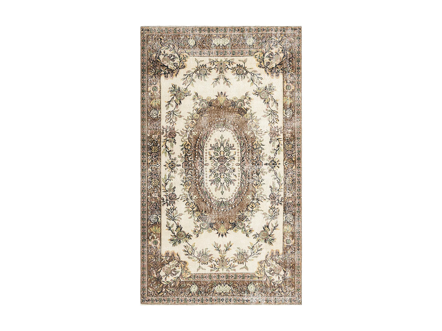 Tapis de laine 165x282 beige Ultra Vintage