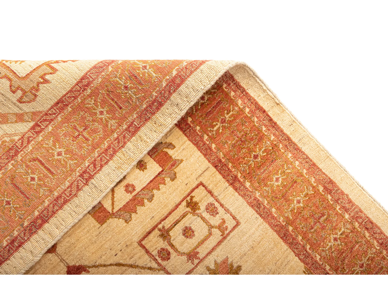 Tapis de laine 110x166 brun Kashkuli