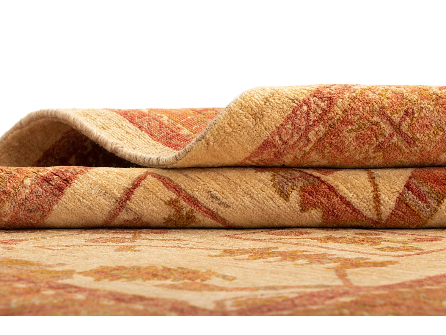 Tapis de laine 110x166 brun Kashkuli