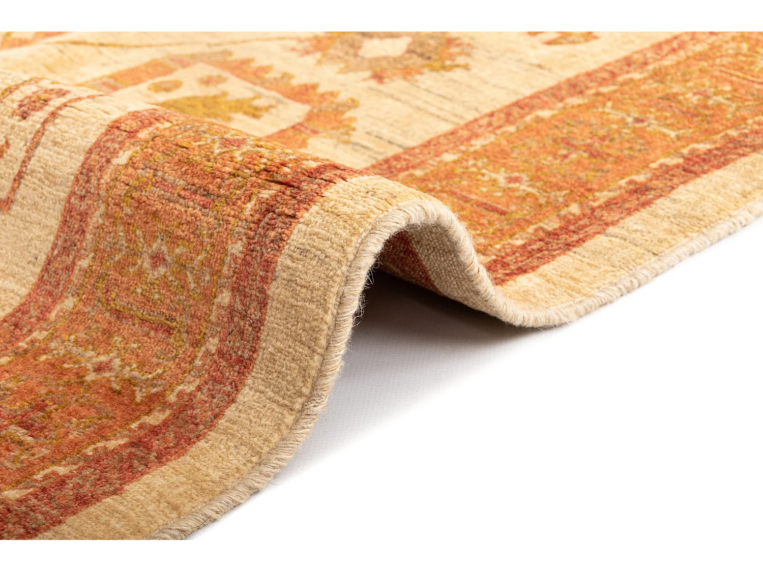 Tapis de laine 110x166 brun Kashkuli