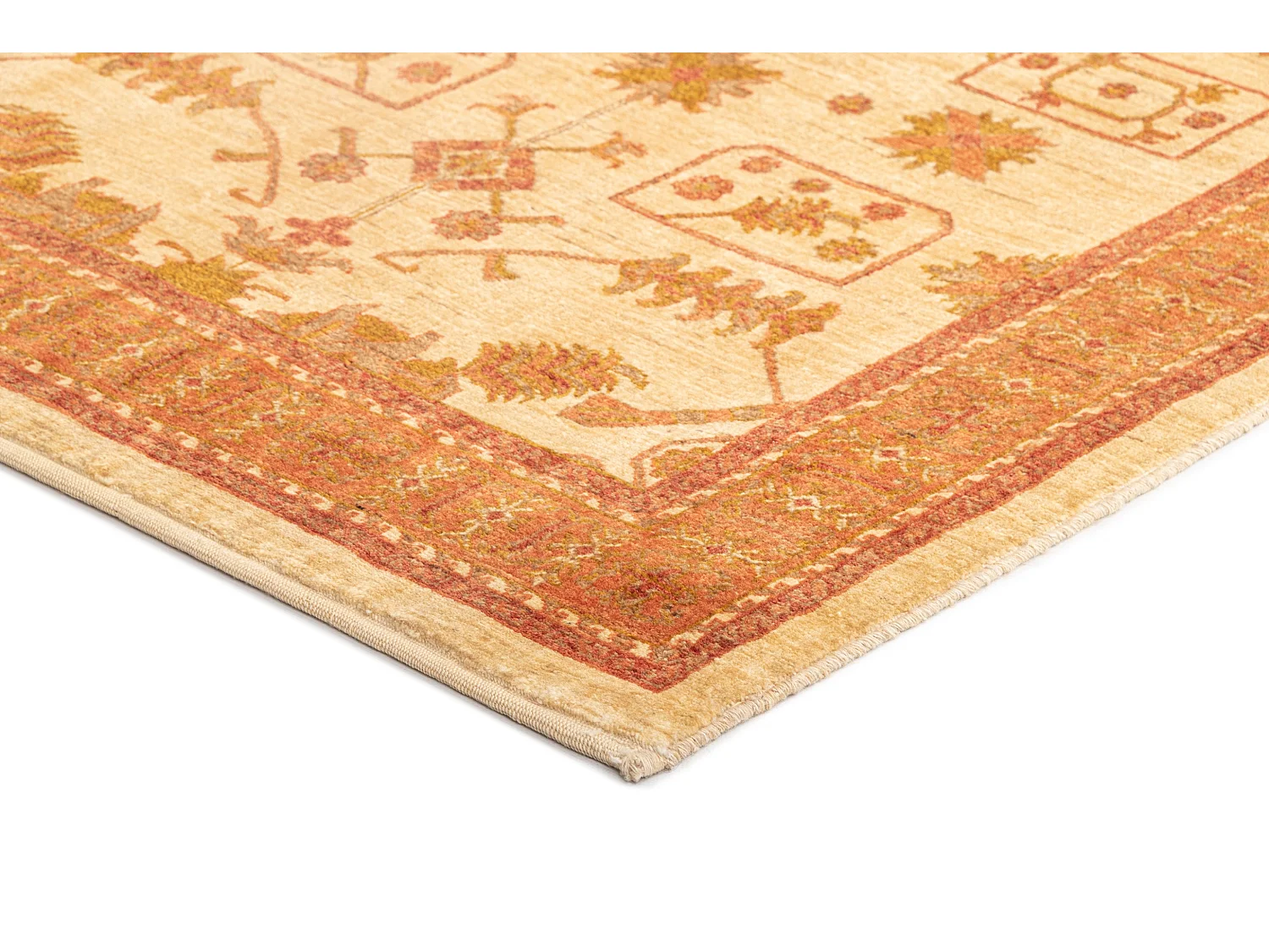 Tapis de laine 110x166 brun Kashkuli