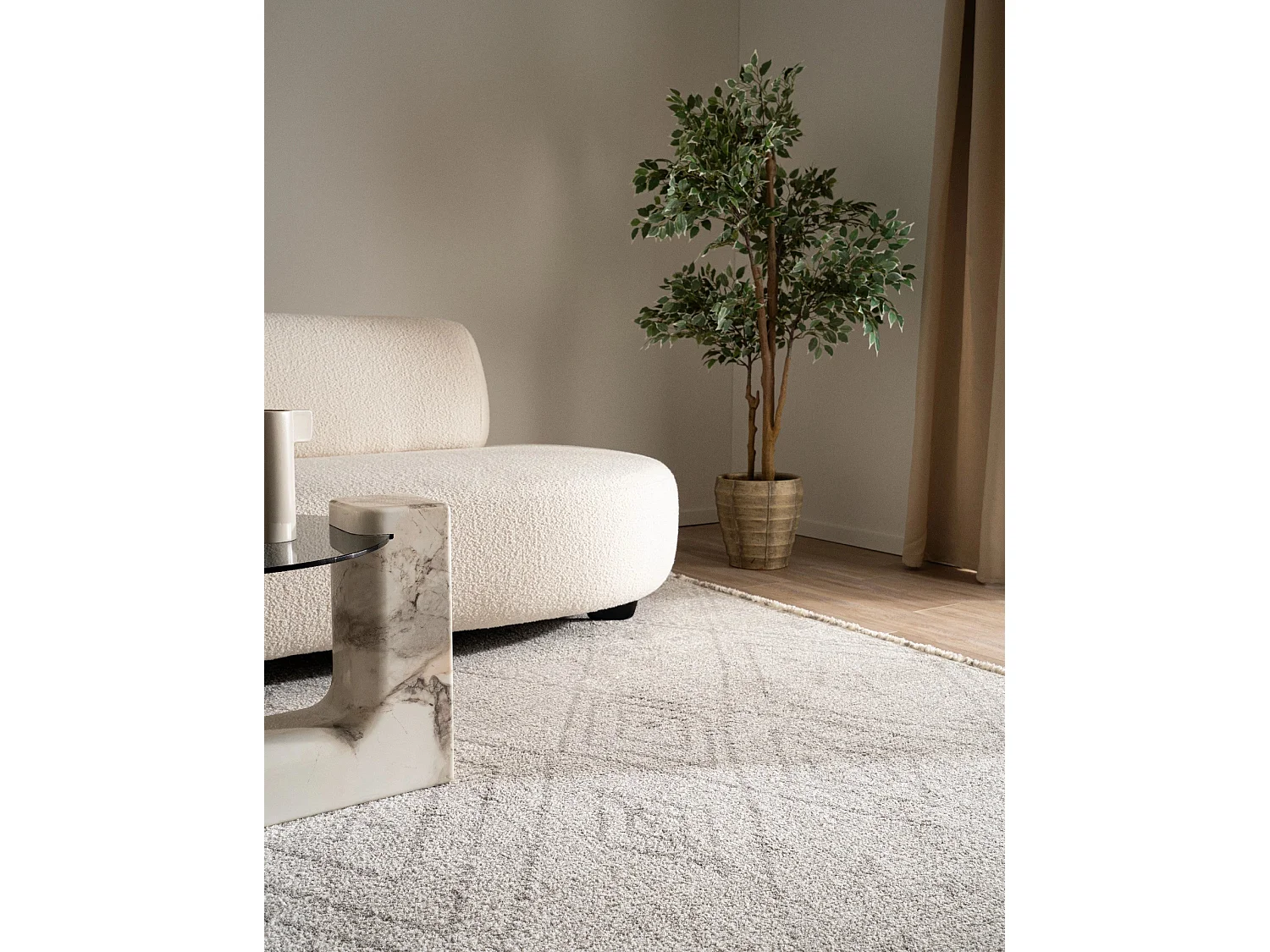 Tapis 80x305 gris St. Gallen Folklore