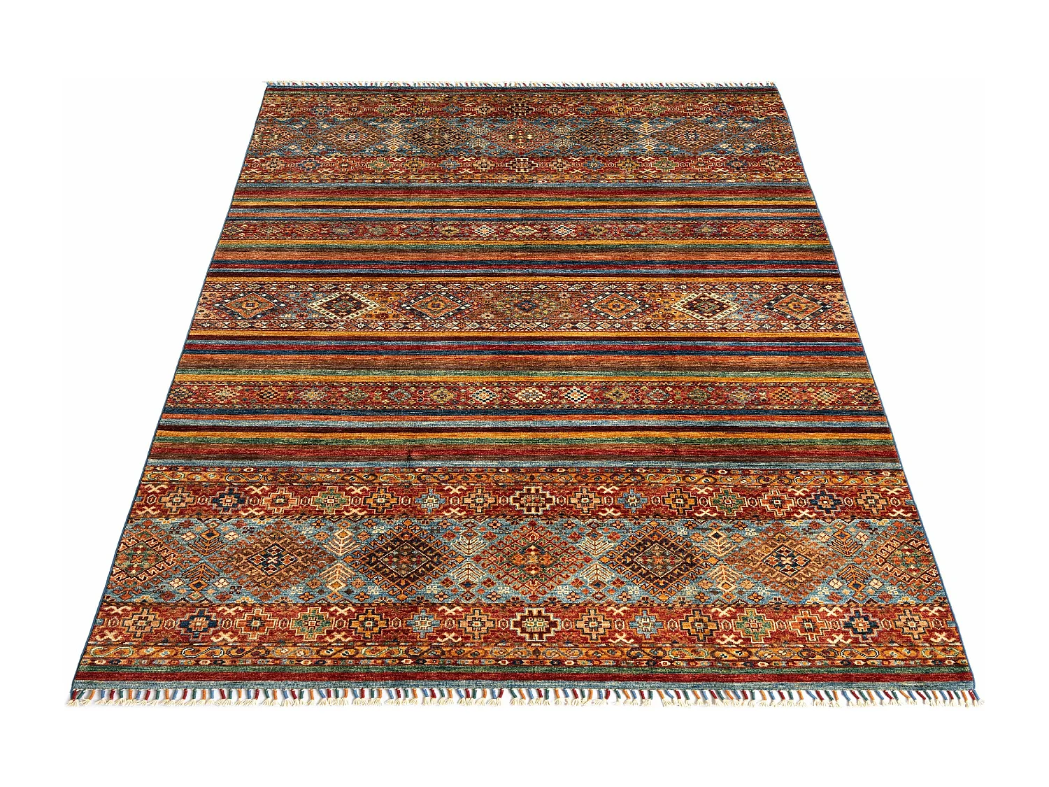 Tappeto in lana 181x275 rosso Torkman