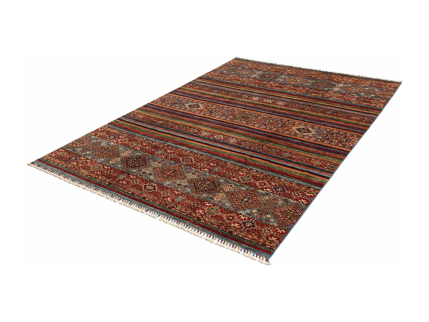 Tappeto in lana 181x275 rosso Torkman