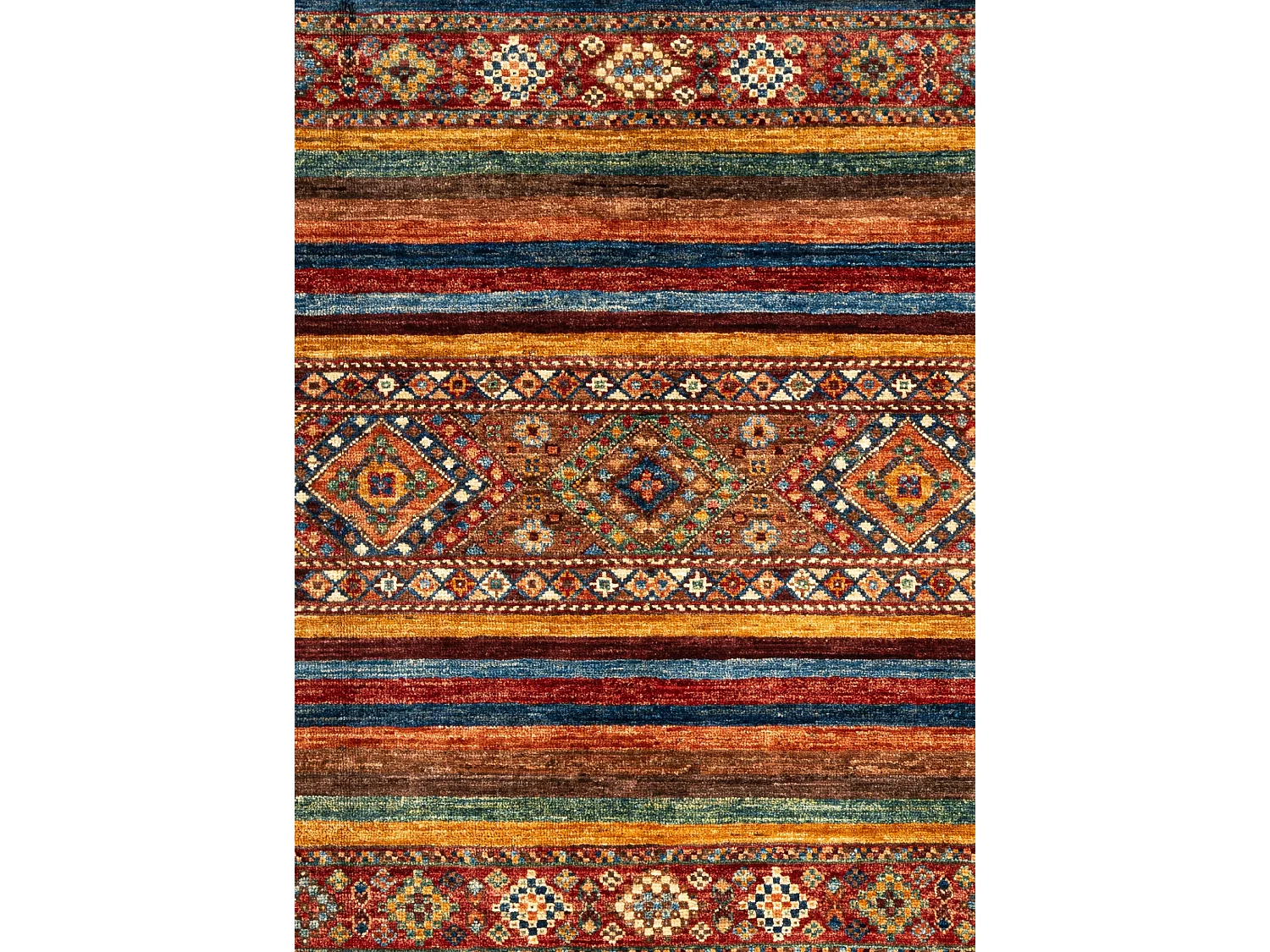 Tappeto in lana 181x275 rosso Torkman