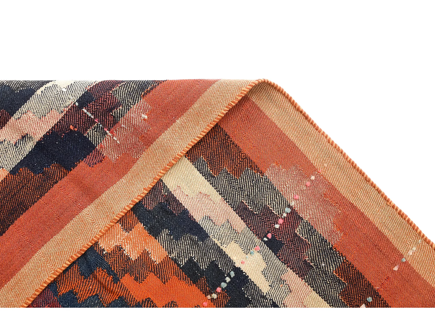 Tapis de laine 135x184 rouge Jajim