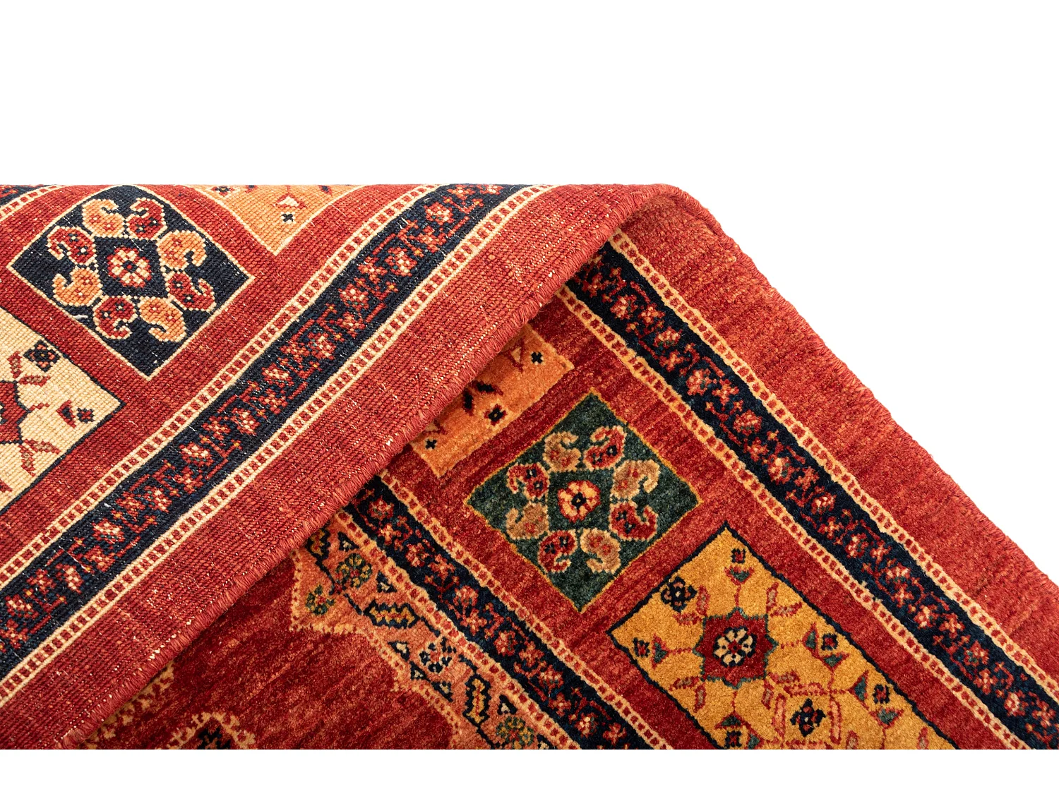 Tapis de laine 108x151 rouge Kashkuli