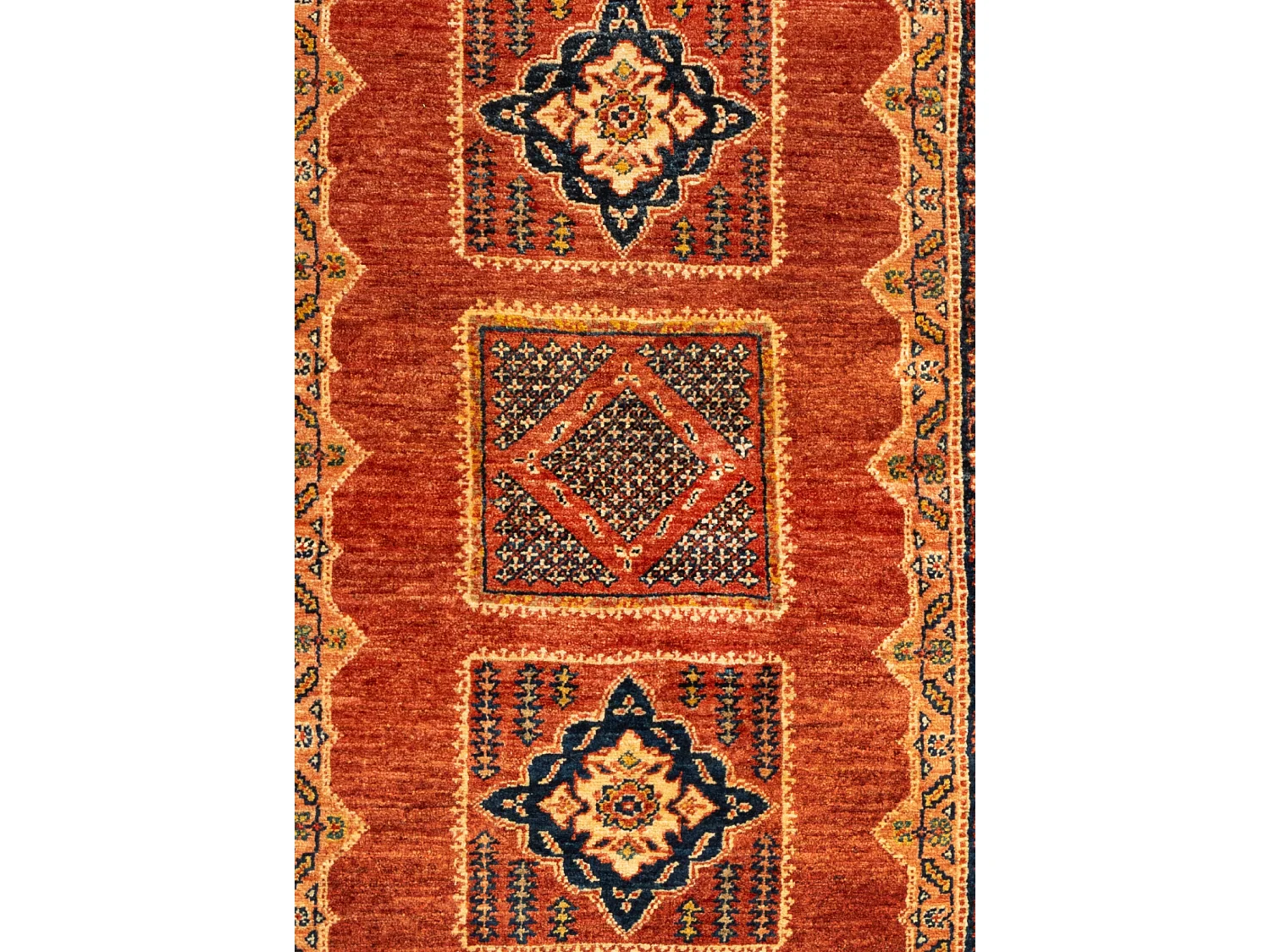 Tapis de laine 108x151 rouge Kashkuli