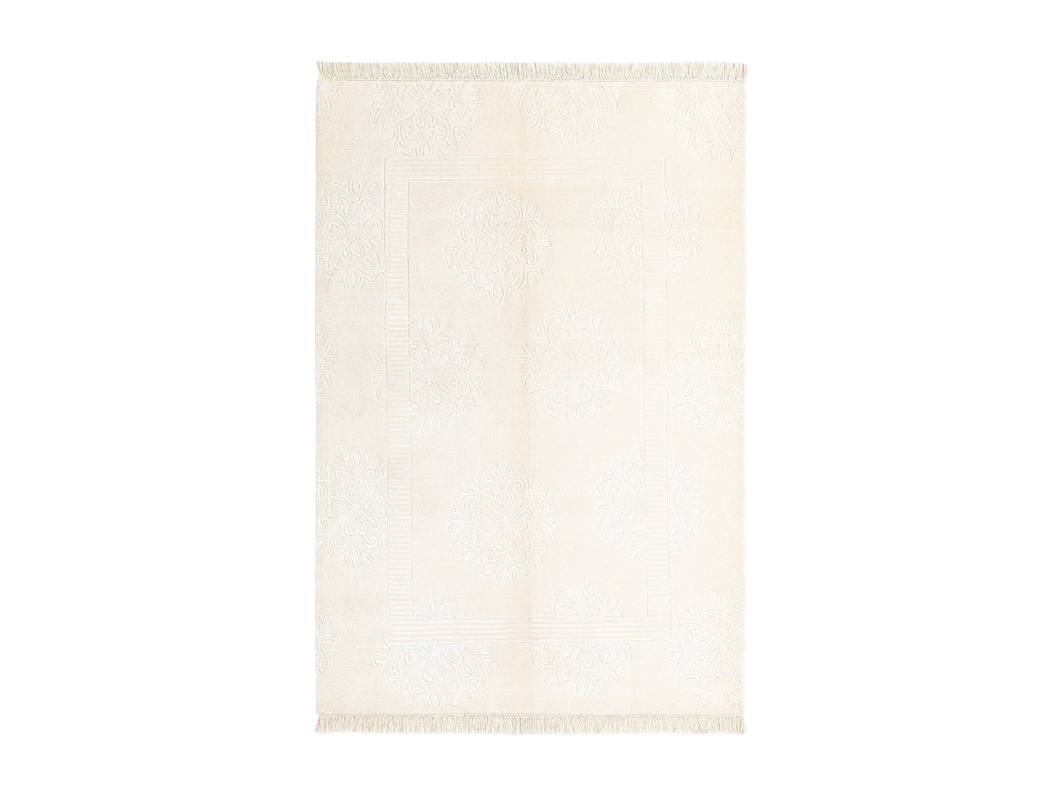 Wollteppich 122x180 Beige Darya