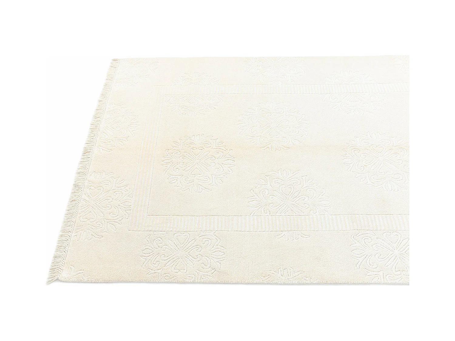 Wollteppich 122x180 Beige Darya
