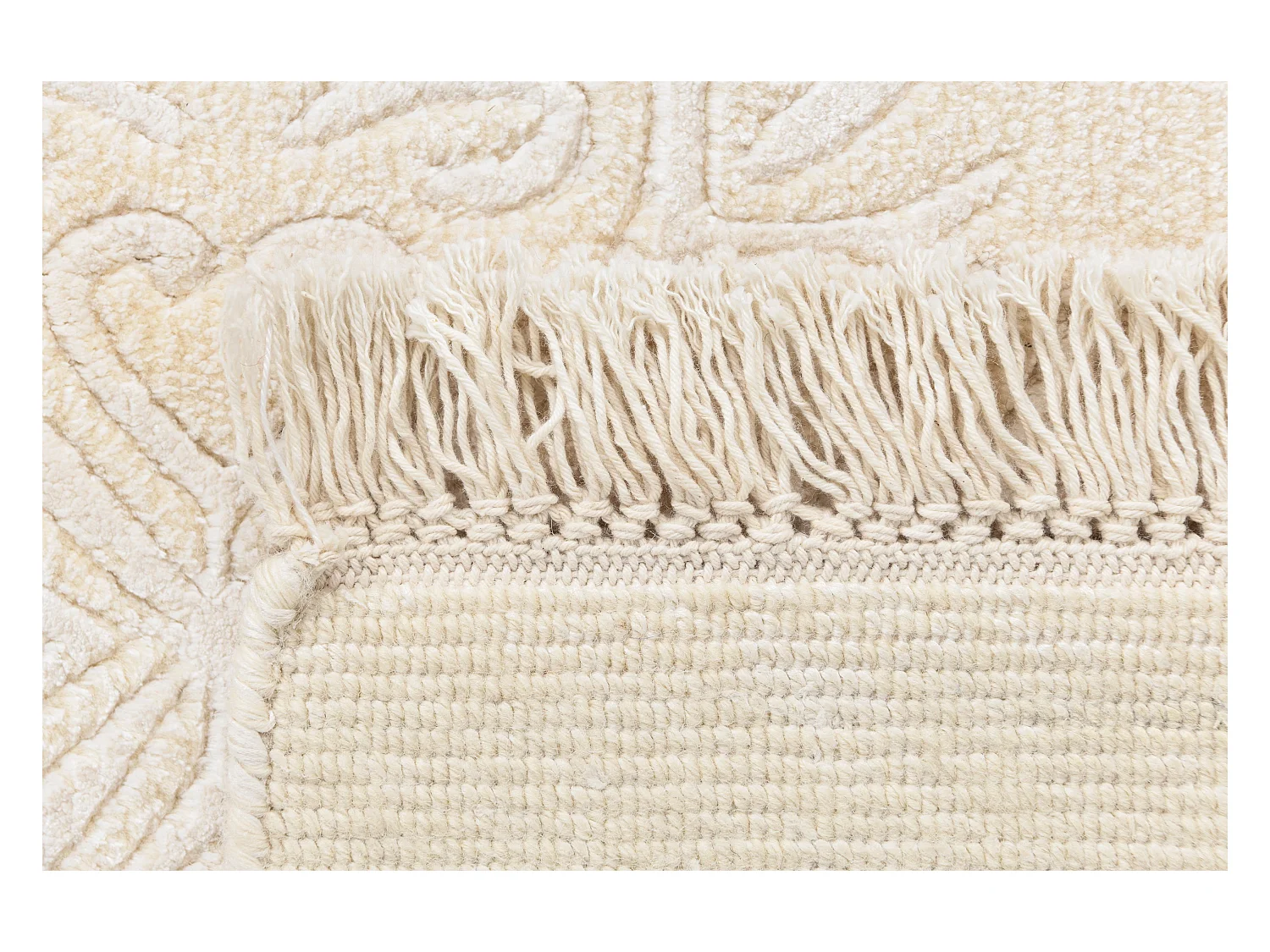 Wollteppich 122x180 Beige Darya