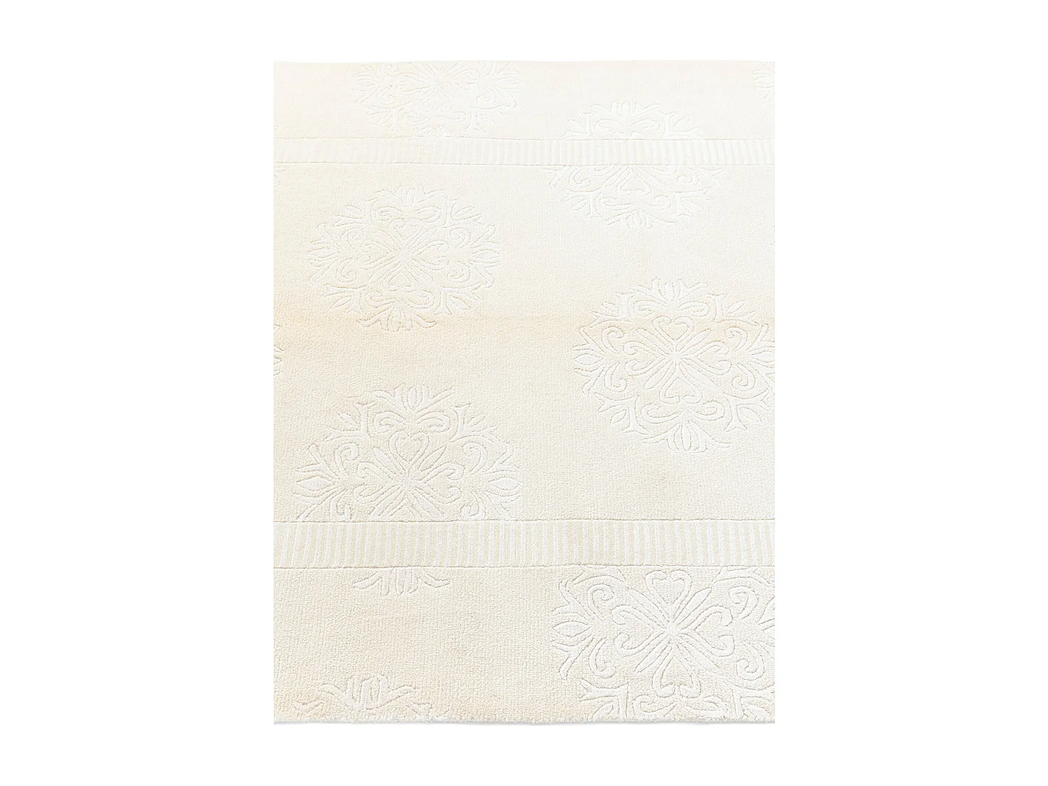 Tapis de laine 122x180 beige Darya