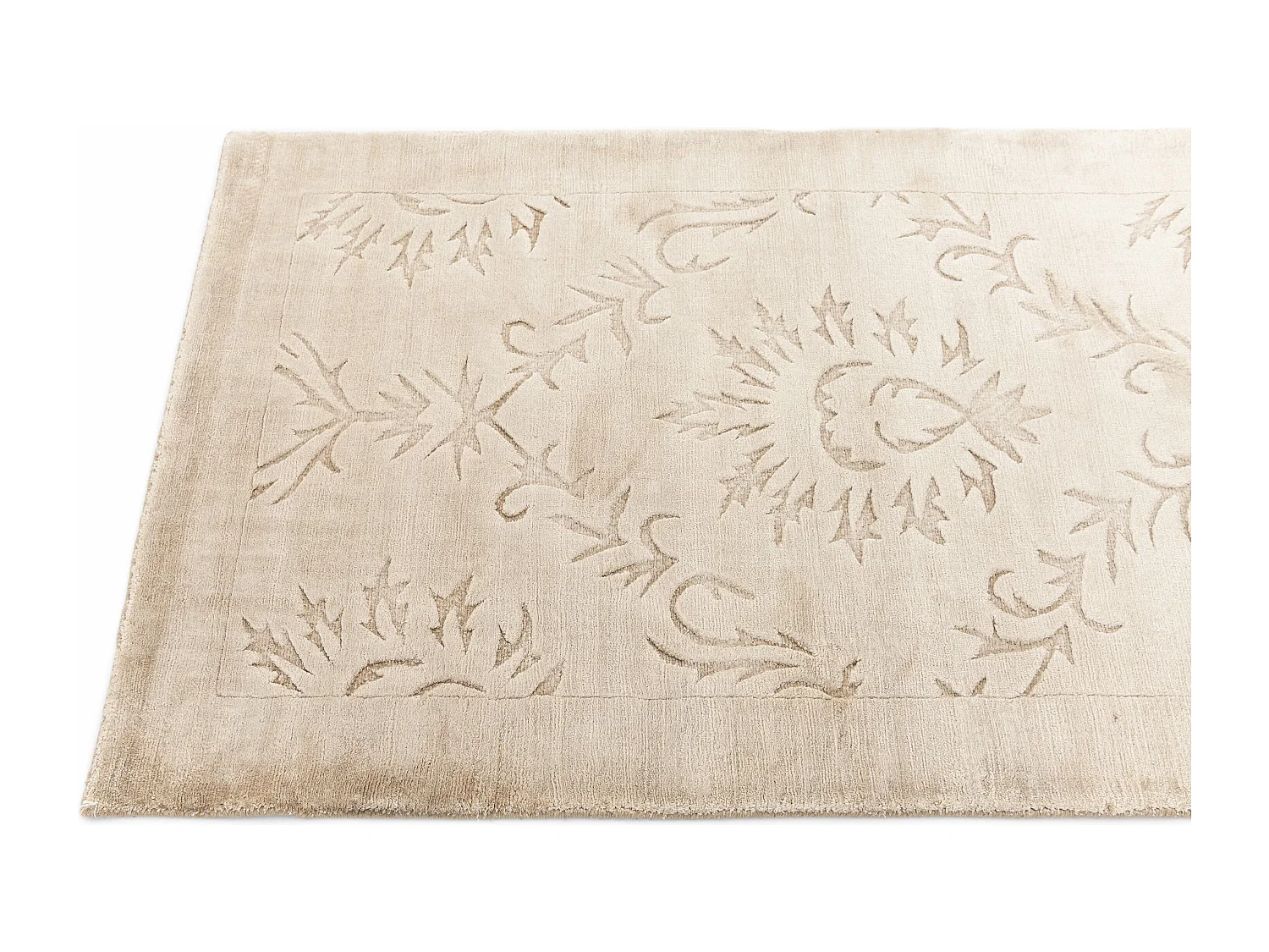 Tapis de couloir en laine 81x292 brun Darya