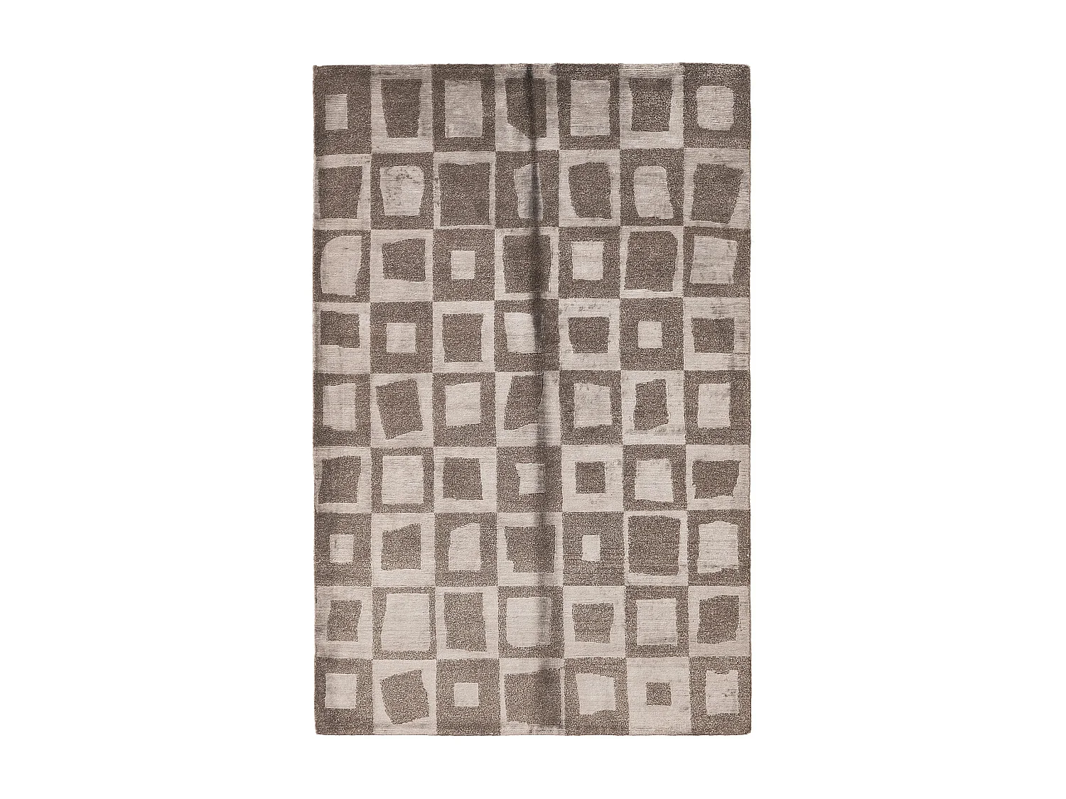 Tapis de laine 119x183 brun Darya