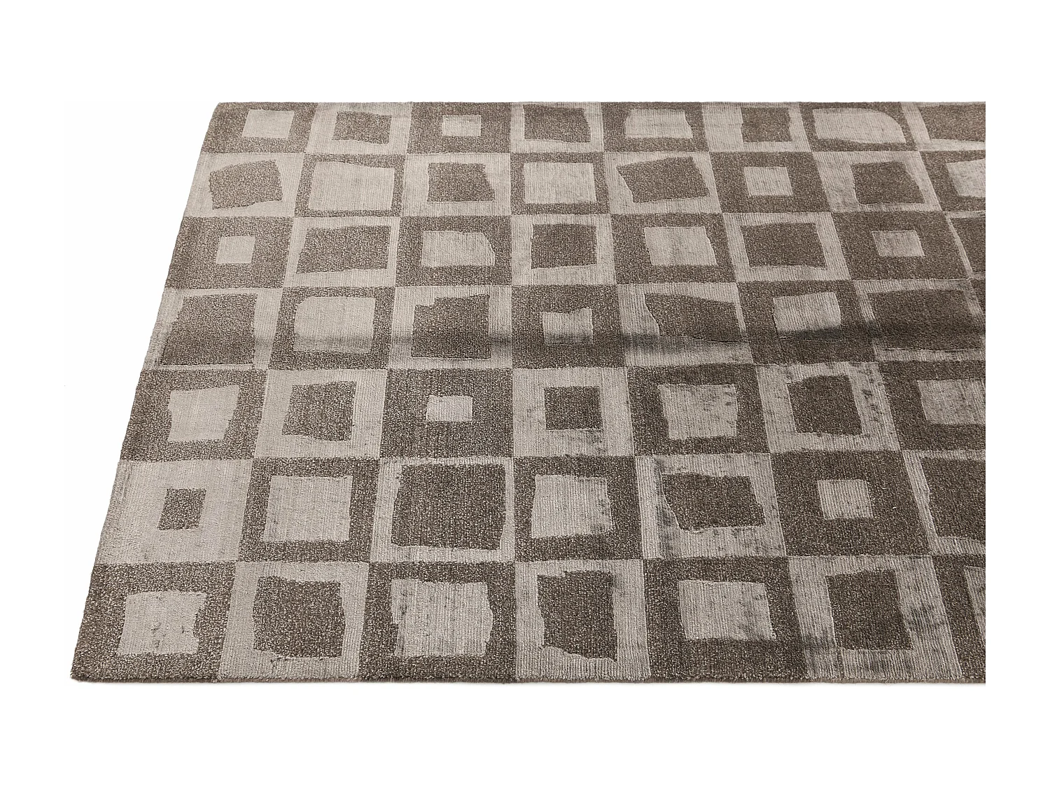 Tapis de laine 119x183 brun Darya