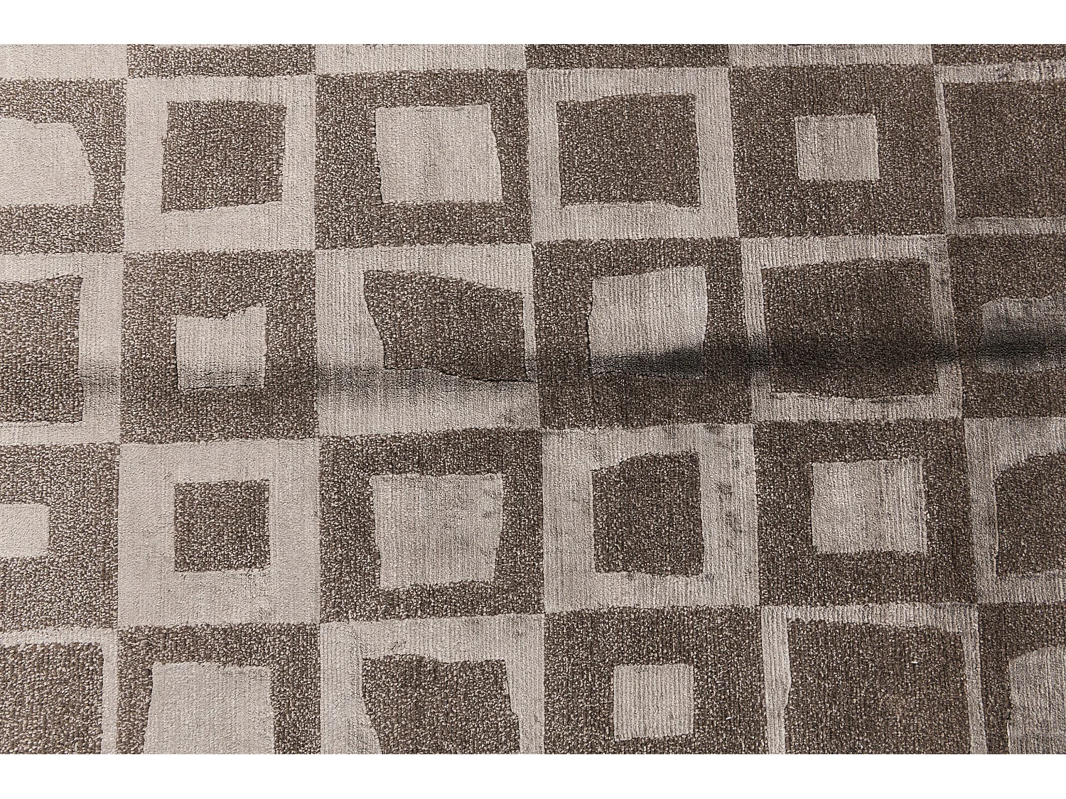 Tapis de laine 119x183 brun Darya