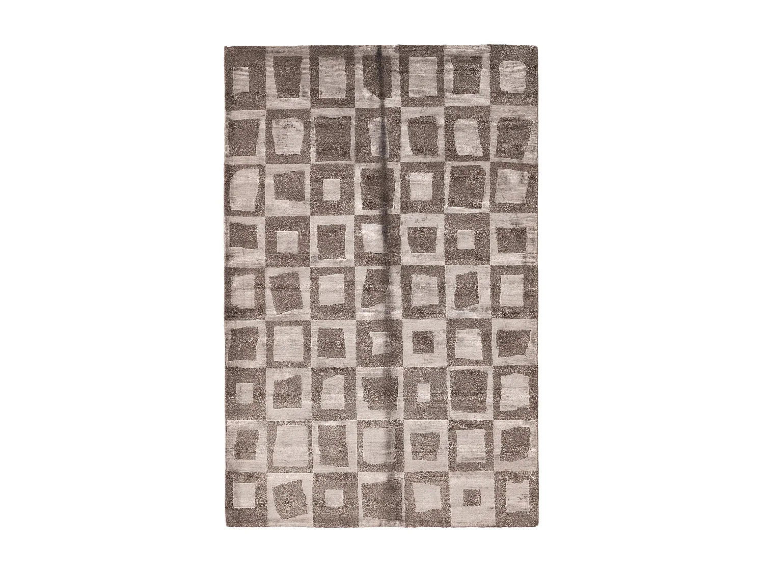 Tapis de laine 119x183 brun Darya