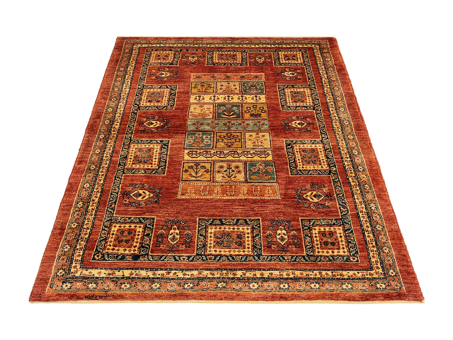 Tapis de laine 109x176 rouge Kashkuli