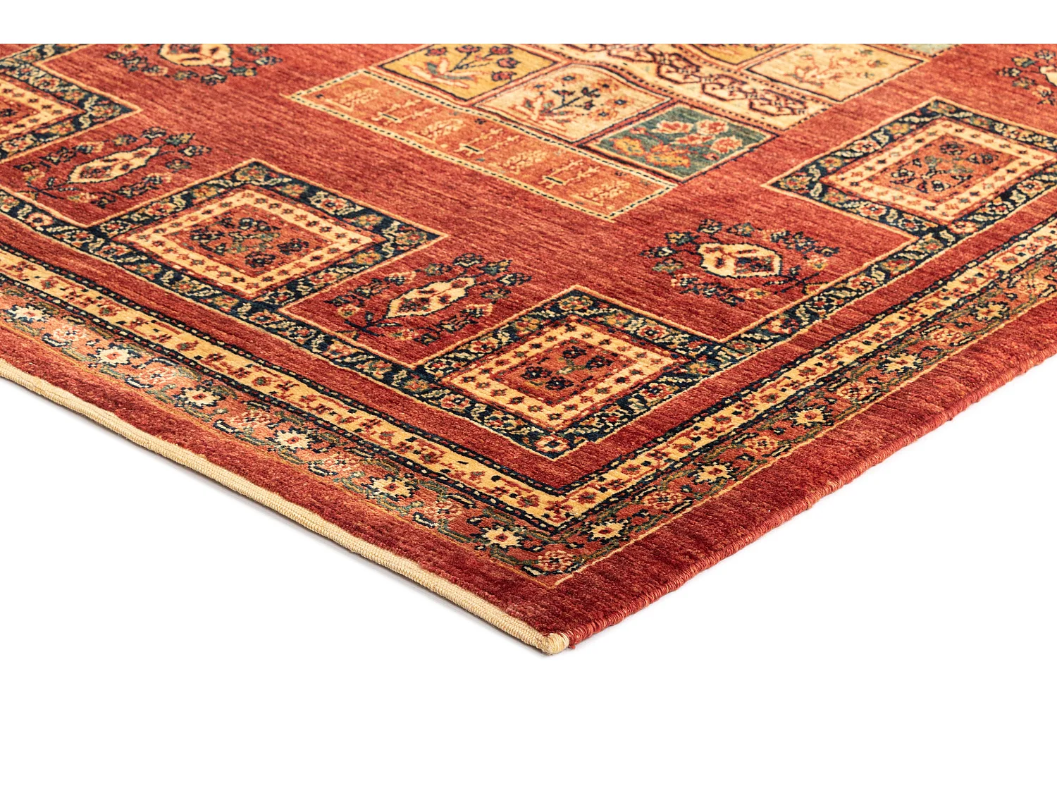 Tapis de laine 109x176 rouge Kashkuli