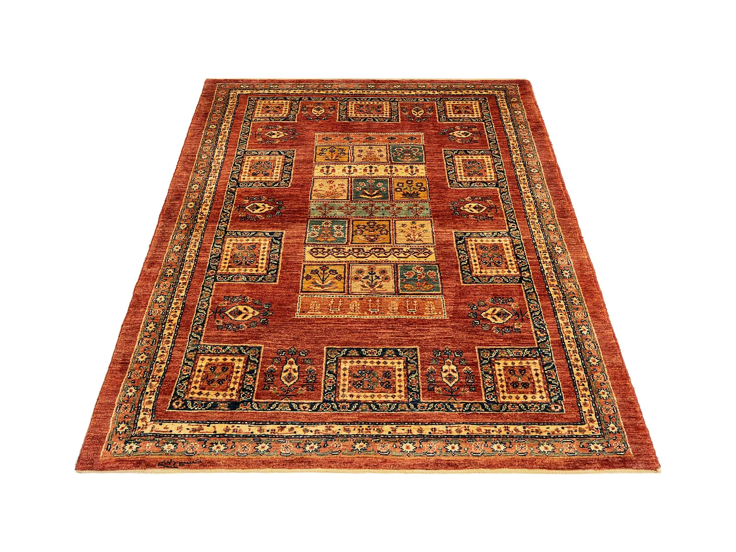Tapis de laine 109x176 rouge Kashkuli