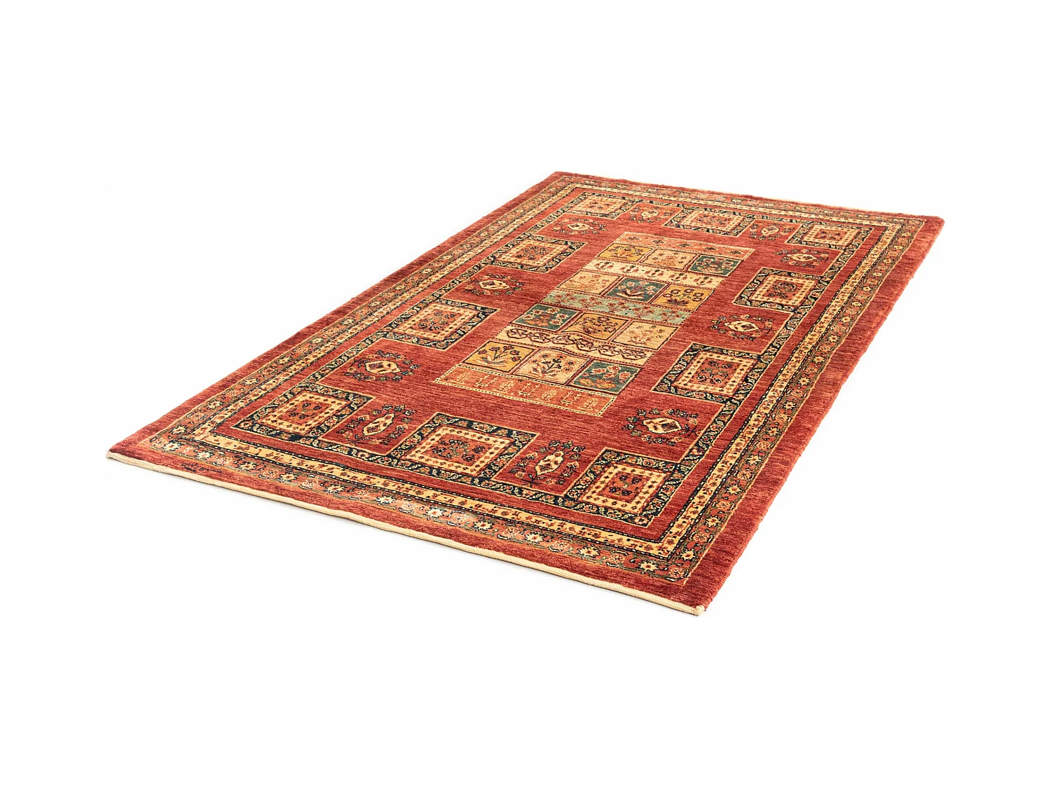 Tapis de laine 109x176 rouge Kashkuli