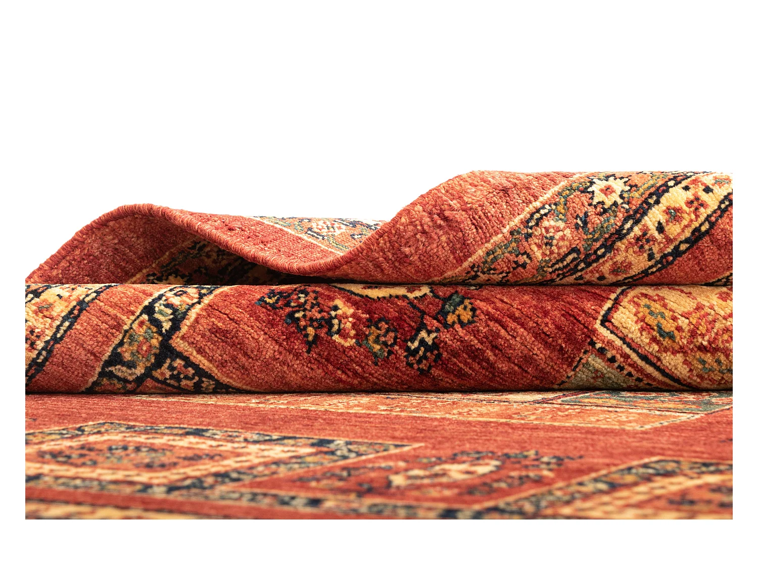 Tapis de laine 109x176 rouge Kashkuli