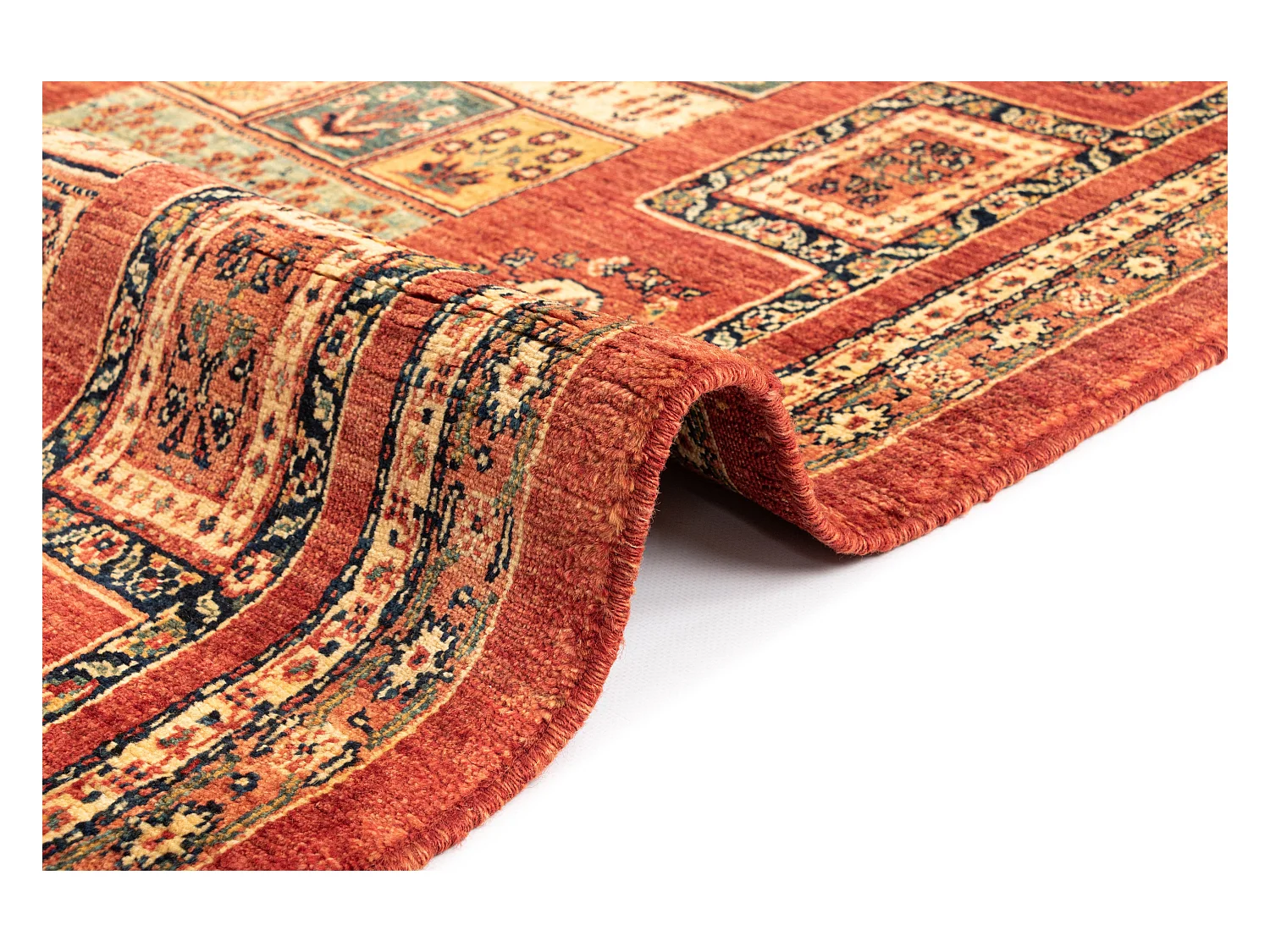 Tapis de laine 109x176 rouge Kashkuli