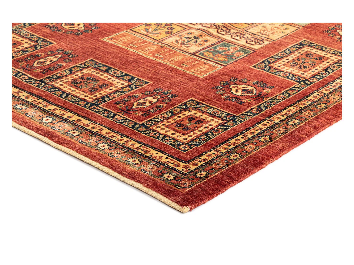 Tapis de laine 109x176 rouge Kashkuli