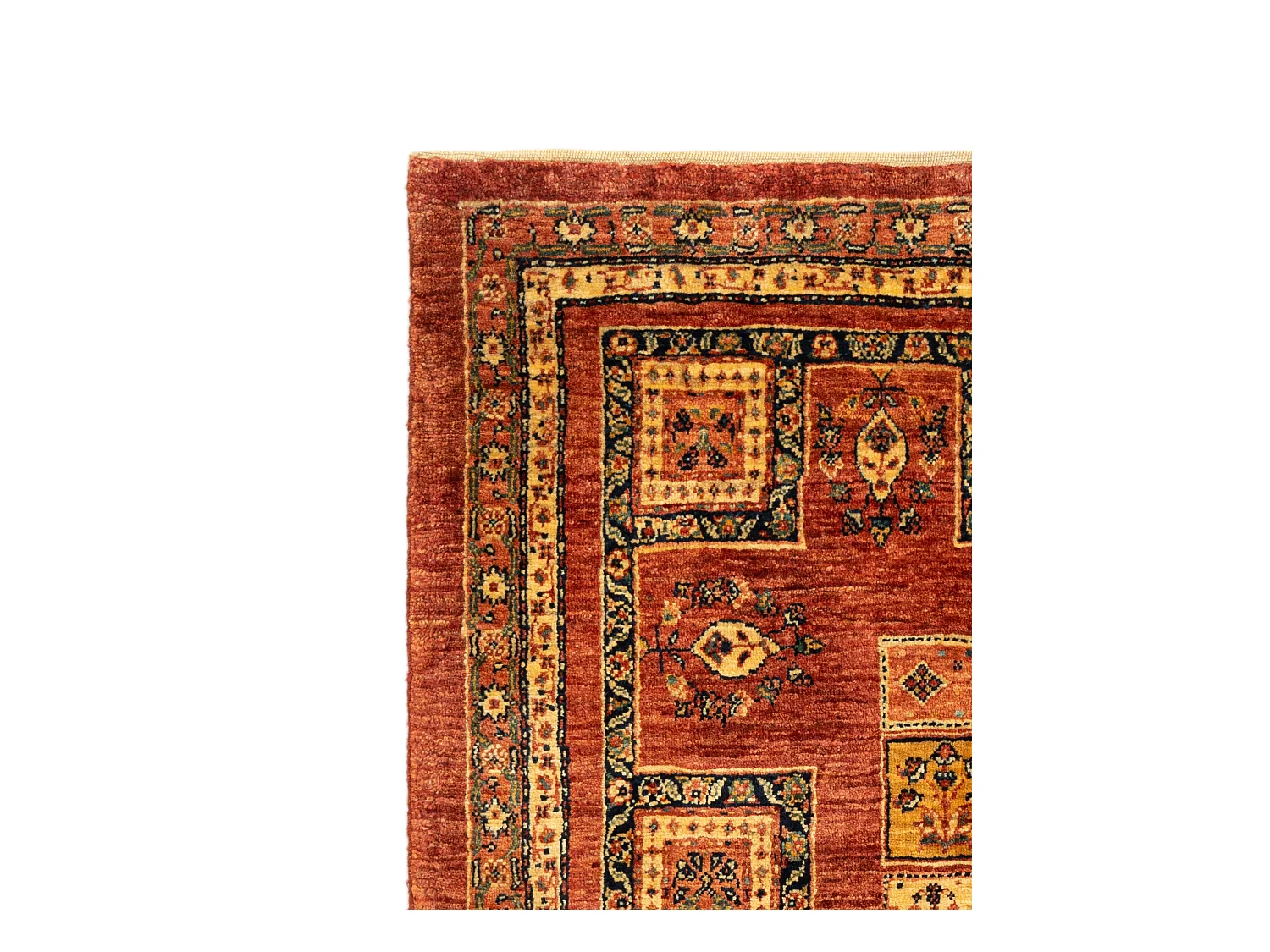 Tapis de laine 109x176 rouge Kashkuli