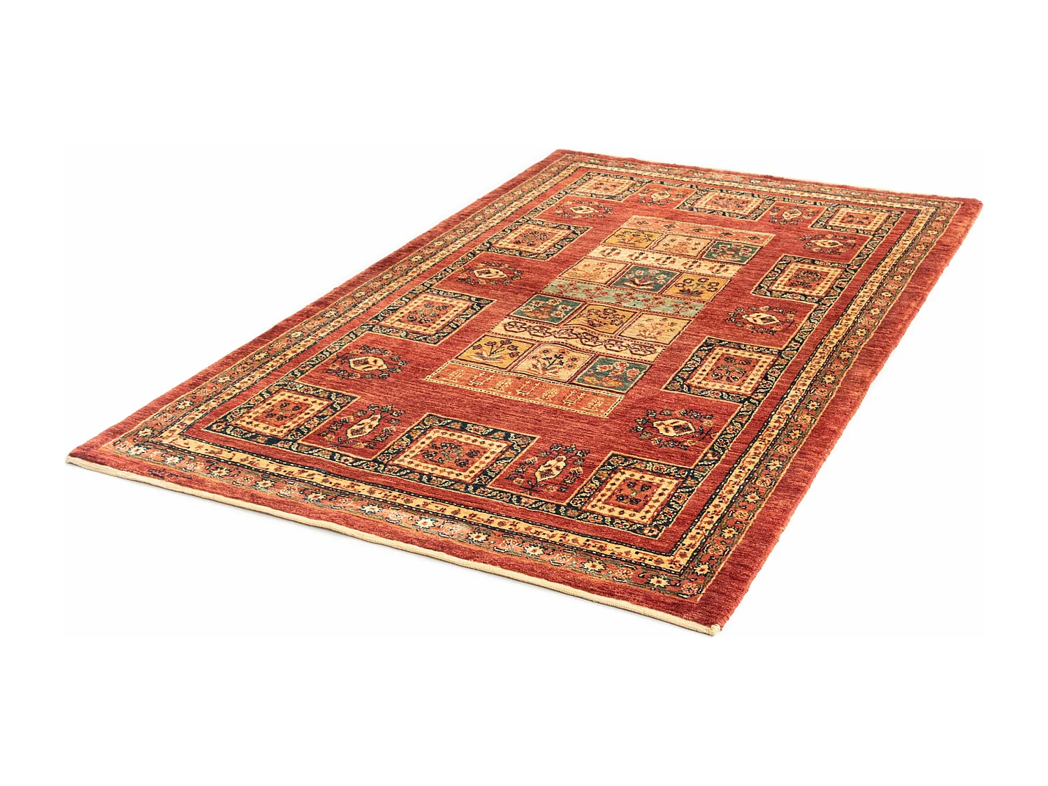 Tapis de laine 109x176 rouge Kashkuli