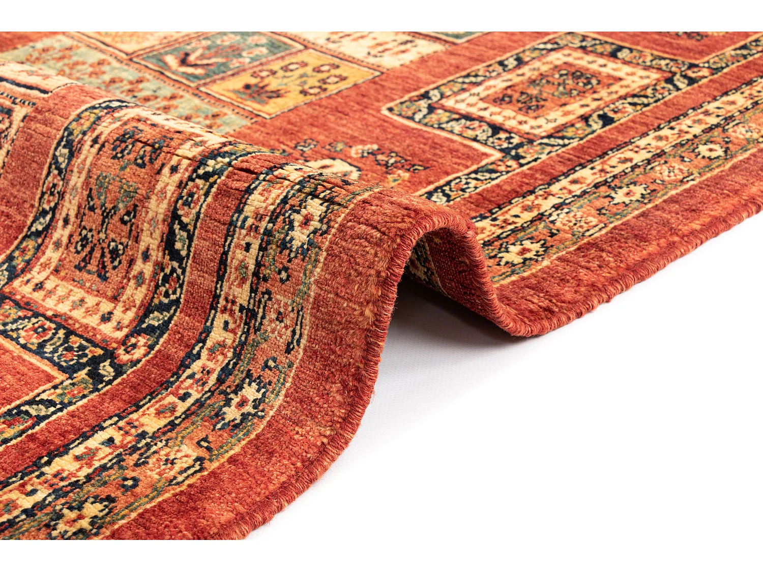 Tapis de laine 109x176 rouge Kashkuli