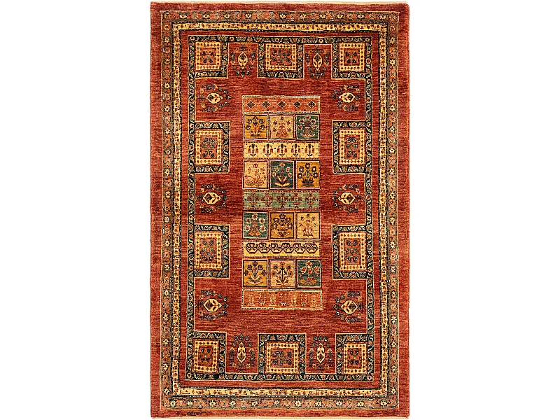 Tappeto in lana 109x176 rosso Kashkuli