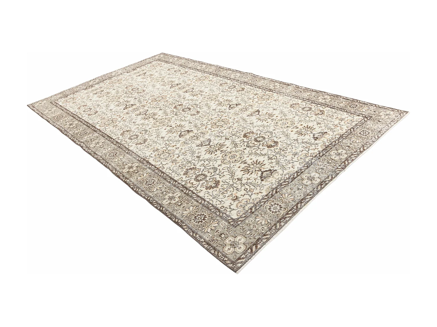Tapis de laine 170x287 beige Ultra Vintage