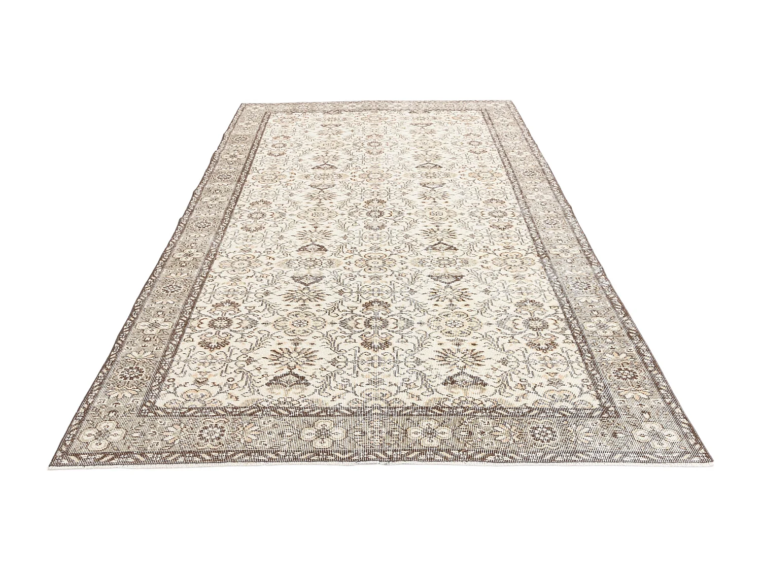 Tapis de laine 170x287 beige Ultra Vintage
