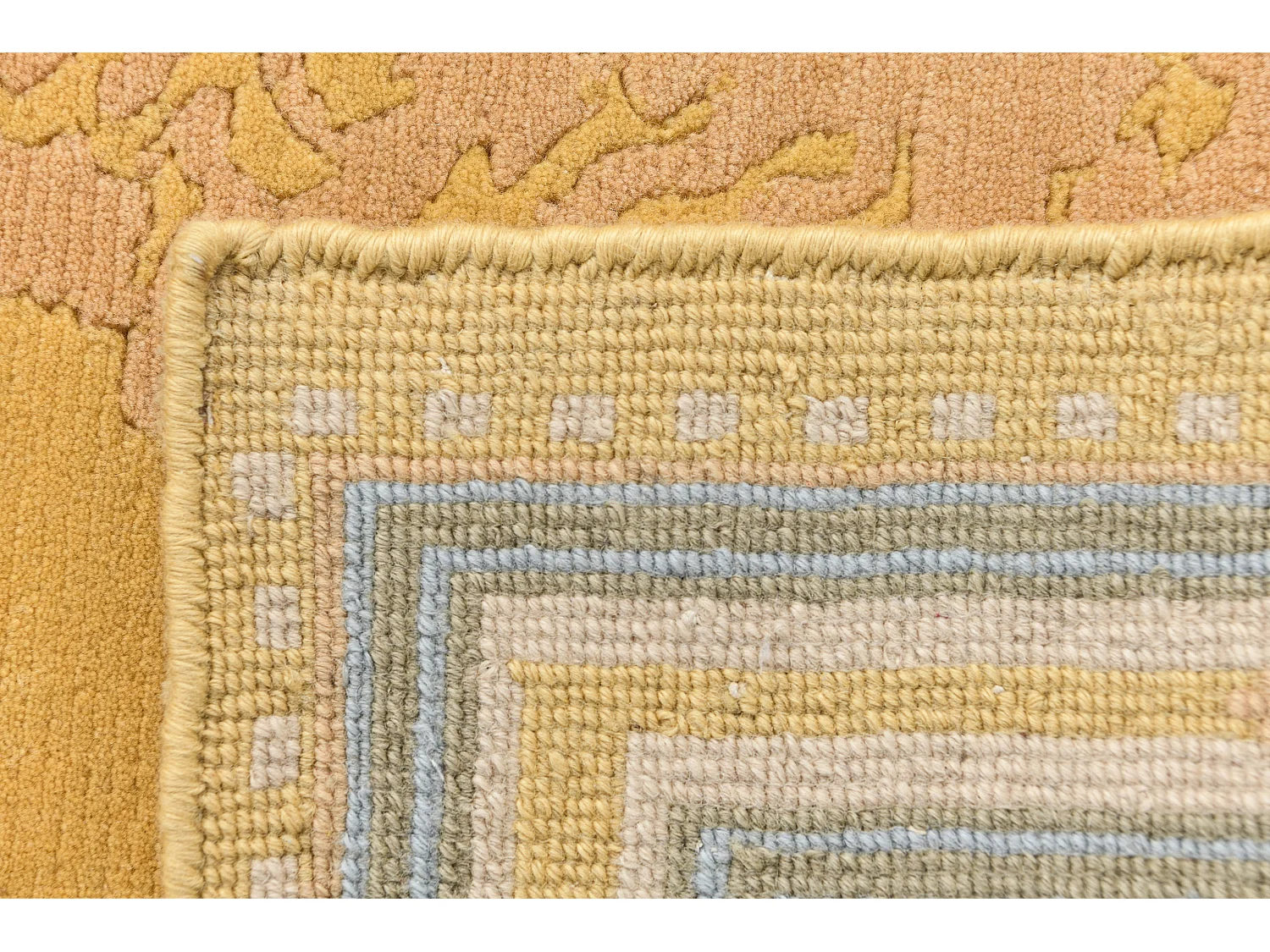 Tappeto per corridoio in lana 76x170 giallo Darya