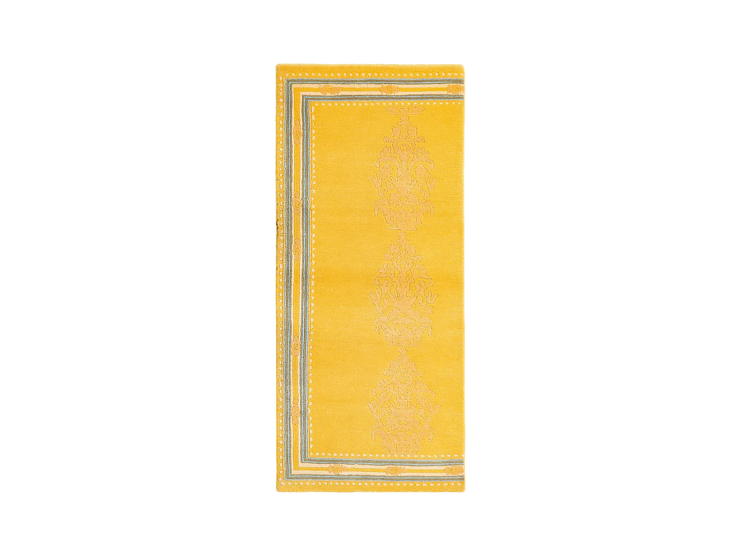 Tapis de couloir en laine 76x170 jaune Darya