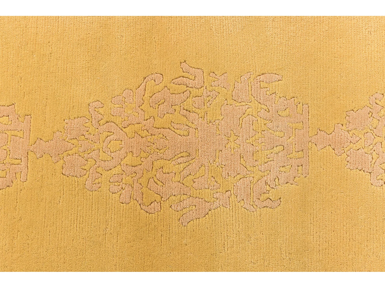 Tapis de couloir en laine 76x170 jaune Darya