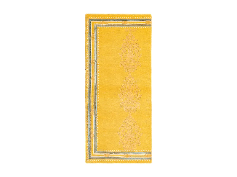 Tapis de couloir en laine 76x170 jaune Darya