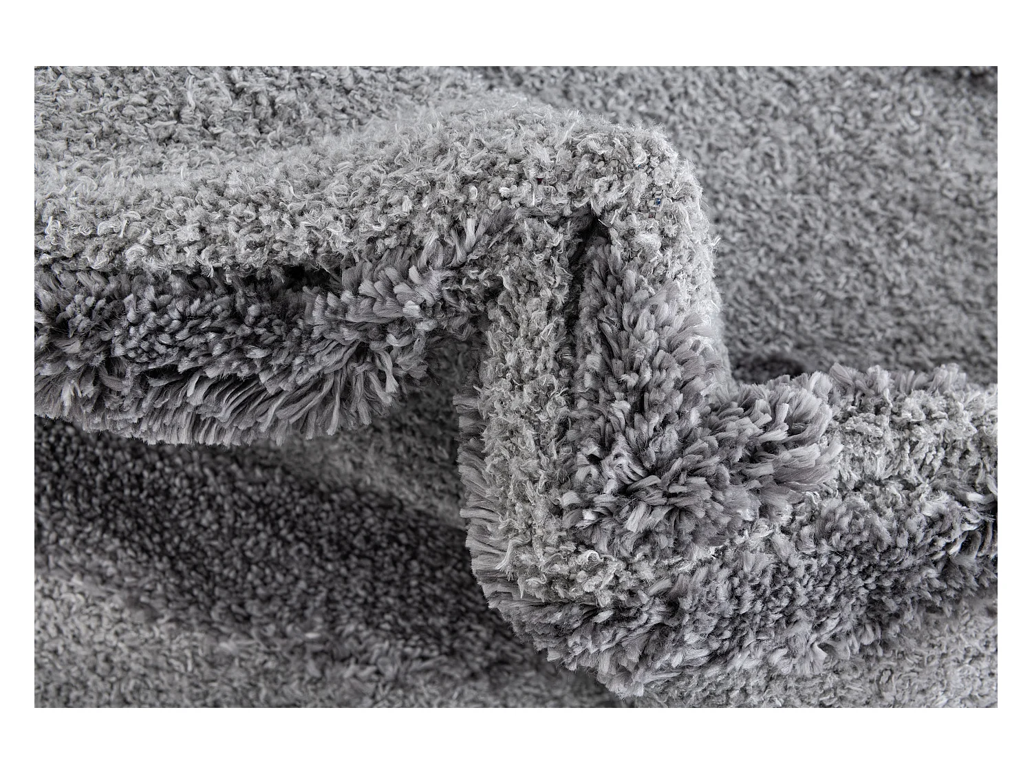 Hoogpolig tapijt 245x160 Grijs Thun Tribus