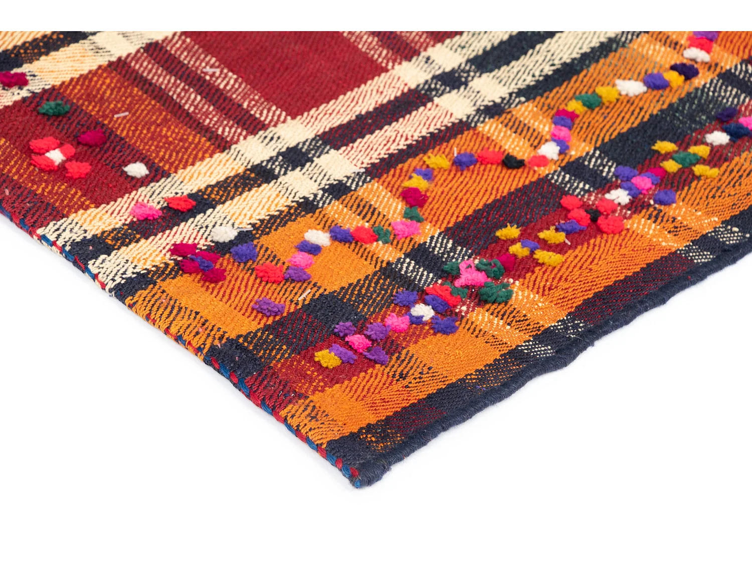 Wollteppich 166x261 Orange Jajim