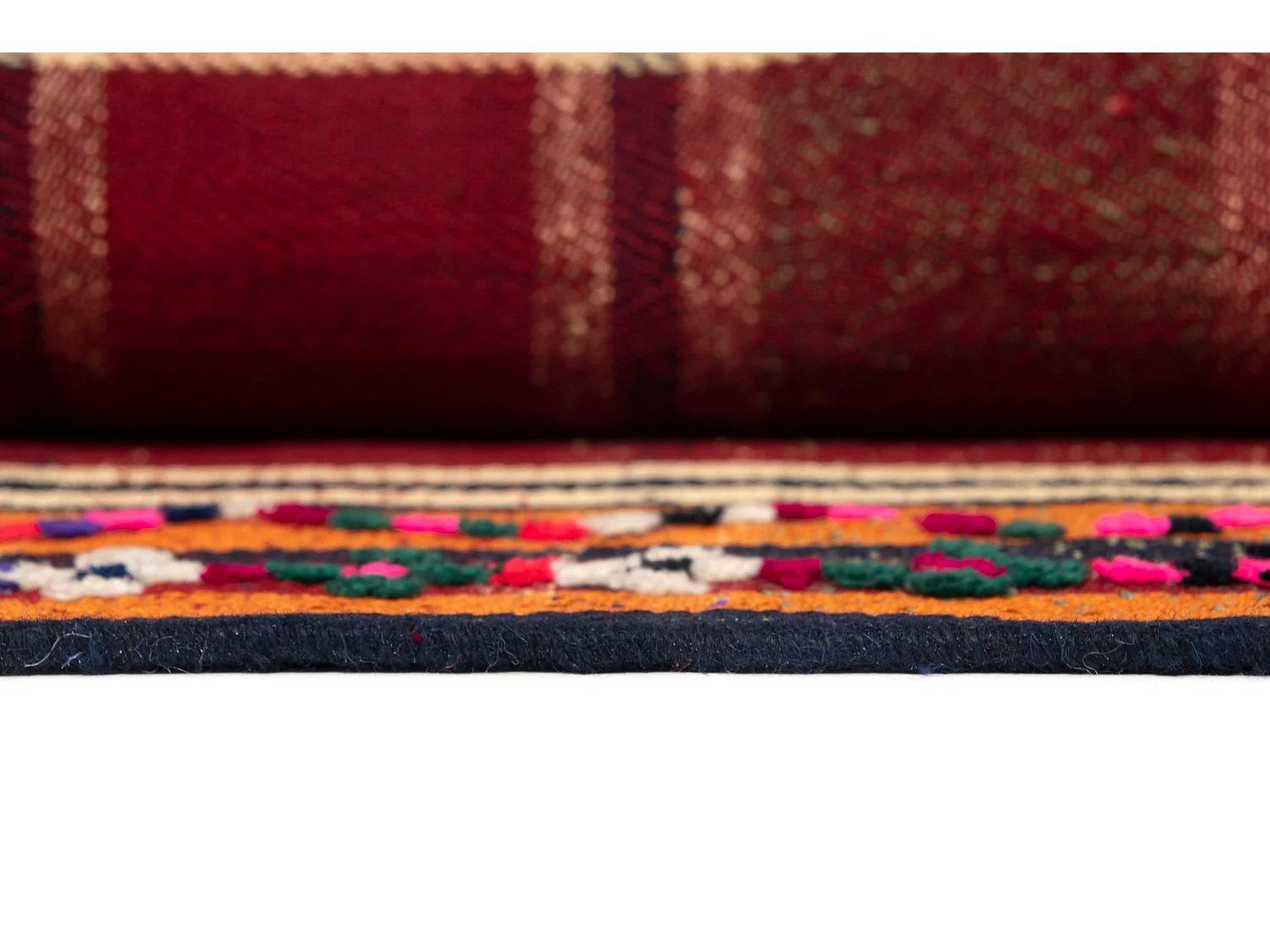 Wollteppich 166x261 Orange Jajim