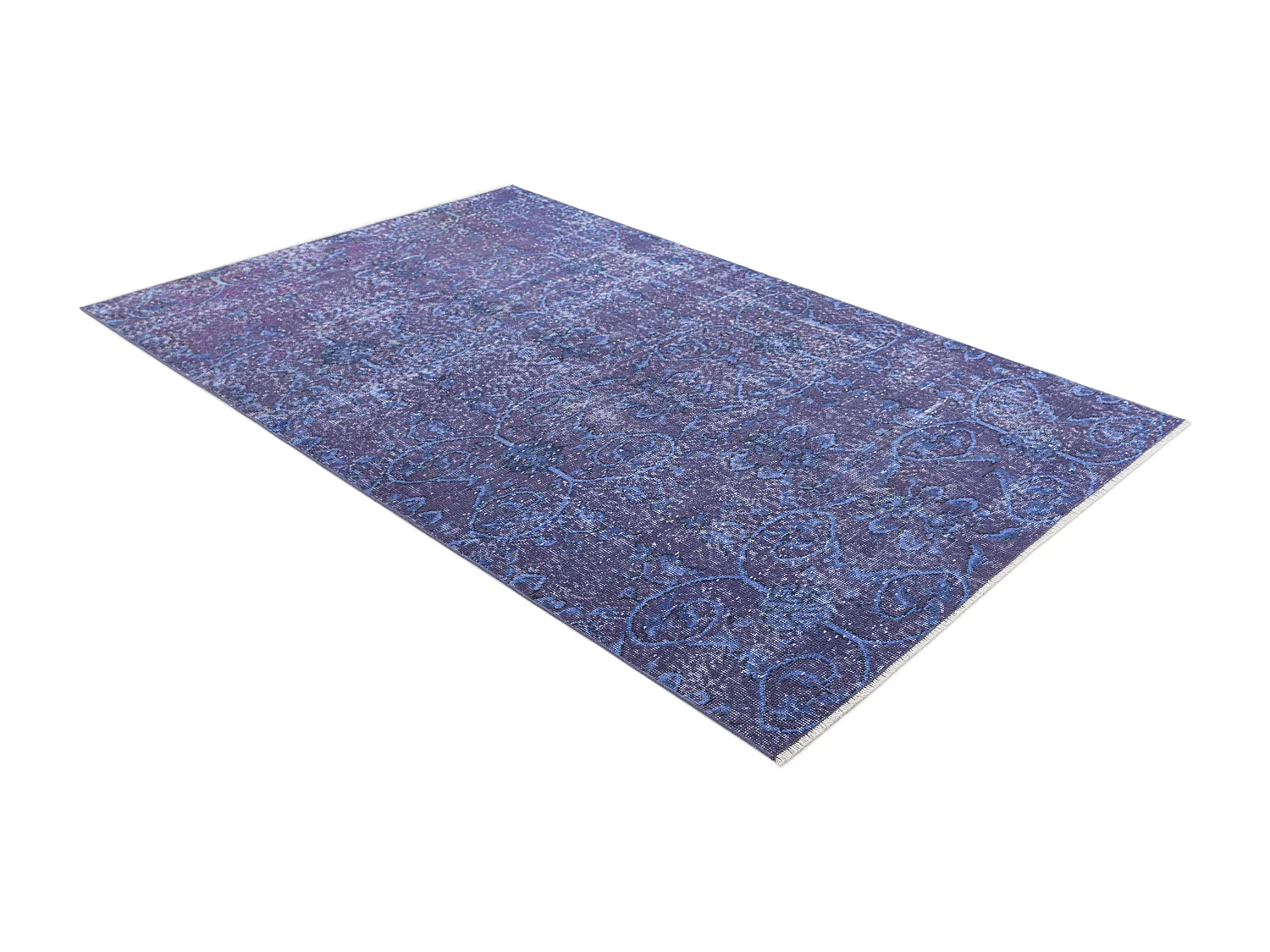 Tapis de laine 124x224 Violet Ultra Vintage