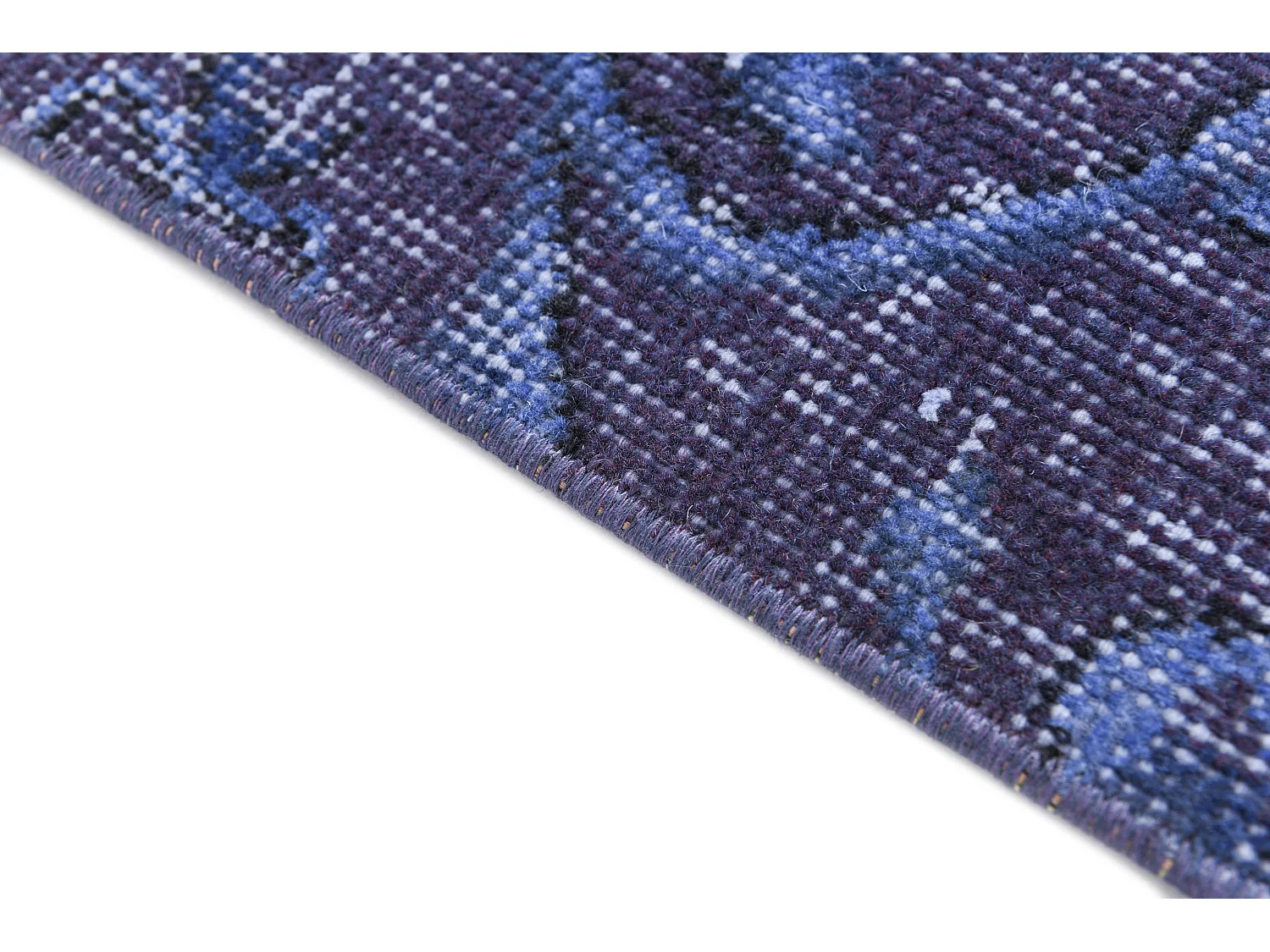 Tapis de laine 124x224 Violet Ultra Vintage