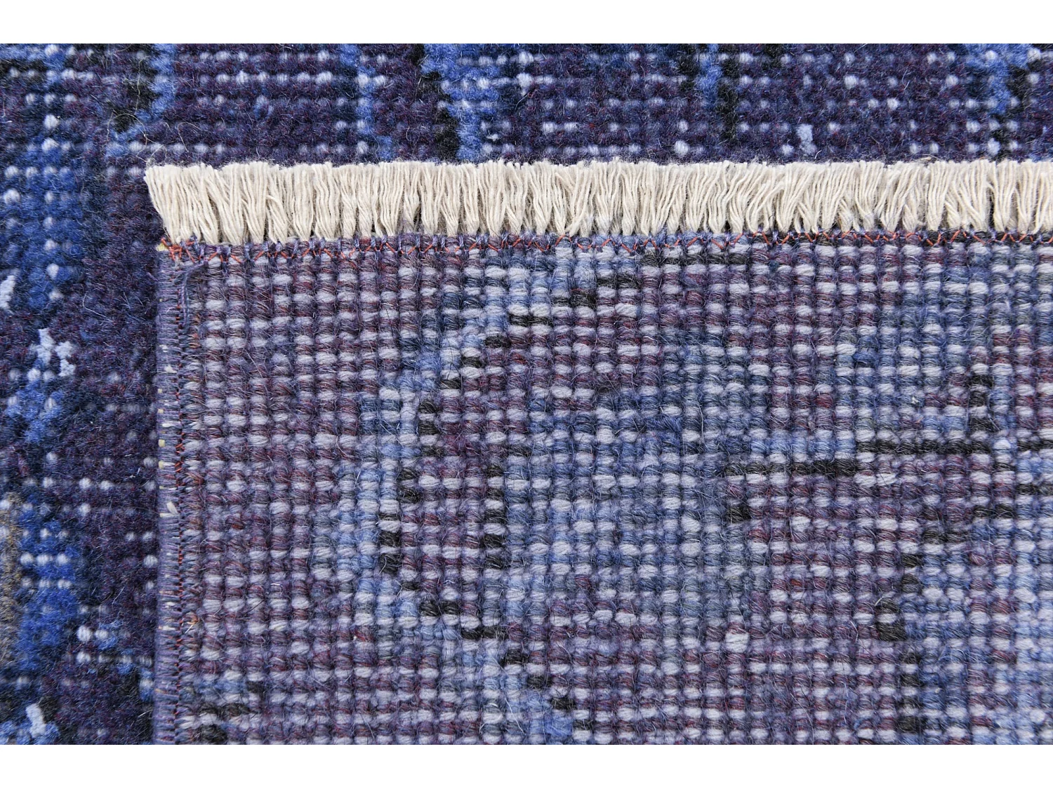 Tapis de laine 124x224 Violet Ultra Vintage