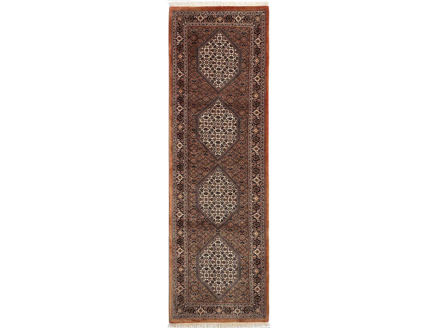 Tapis de couloir en laine 86x286 brun Bidjar