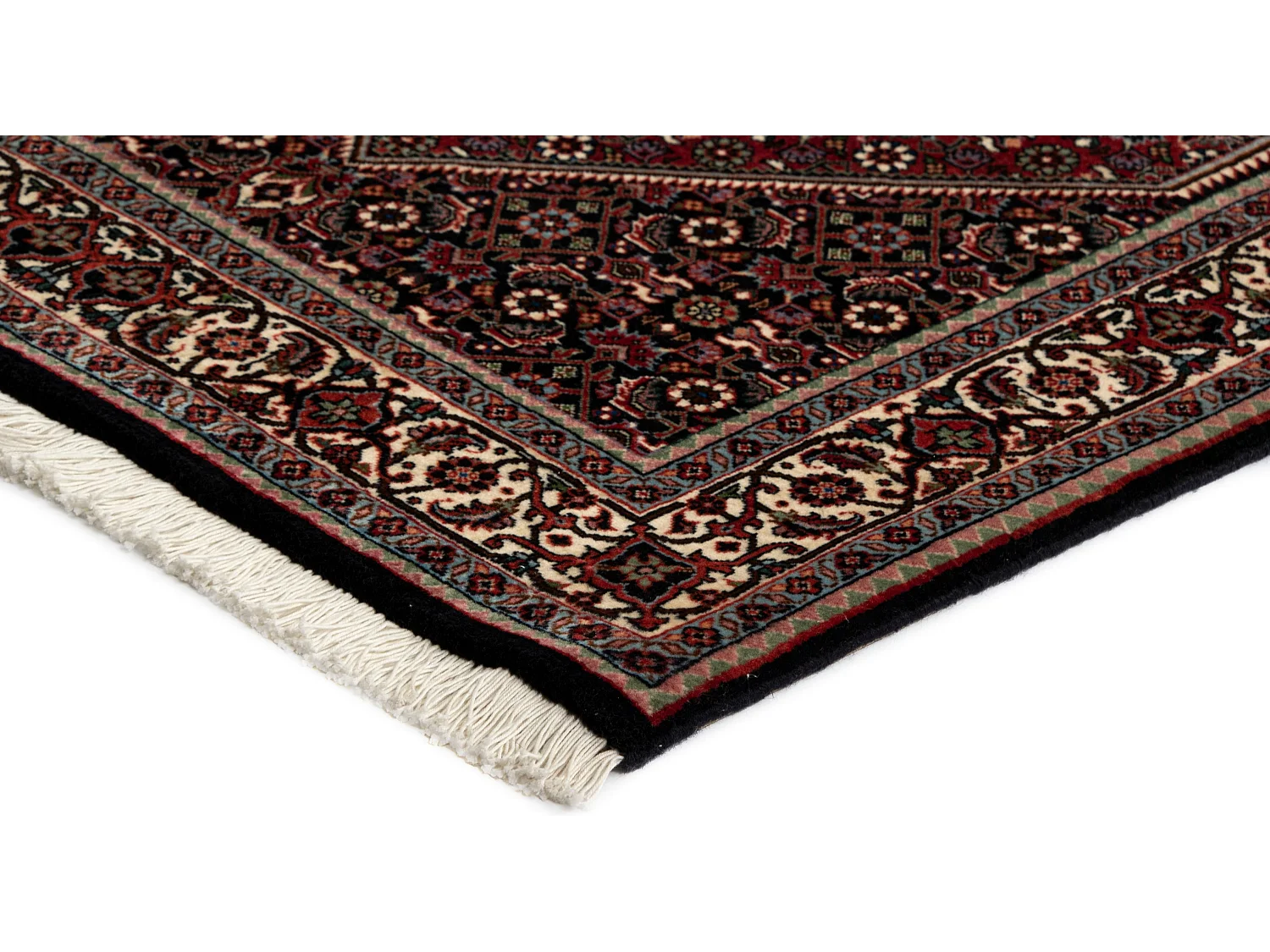 Tapis de couloir en laine 85x409 rouge Bidjar