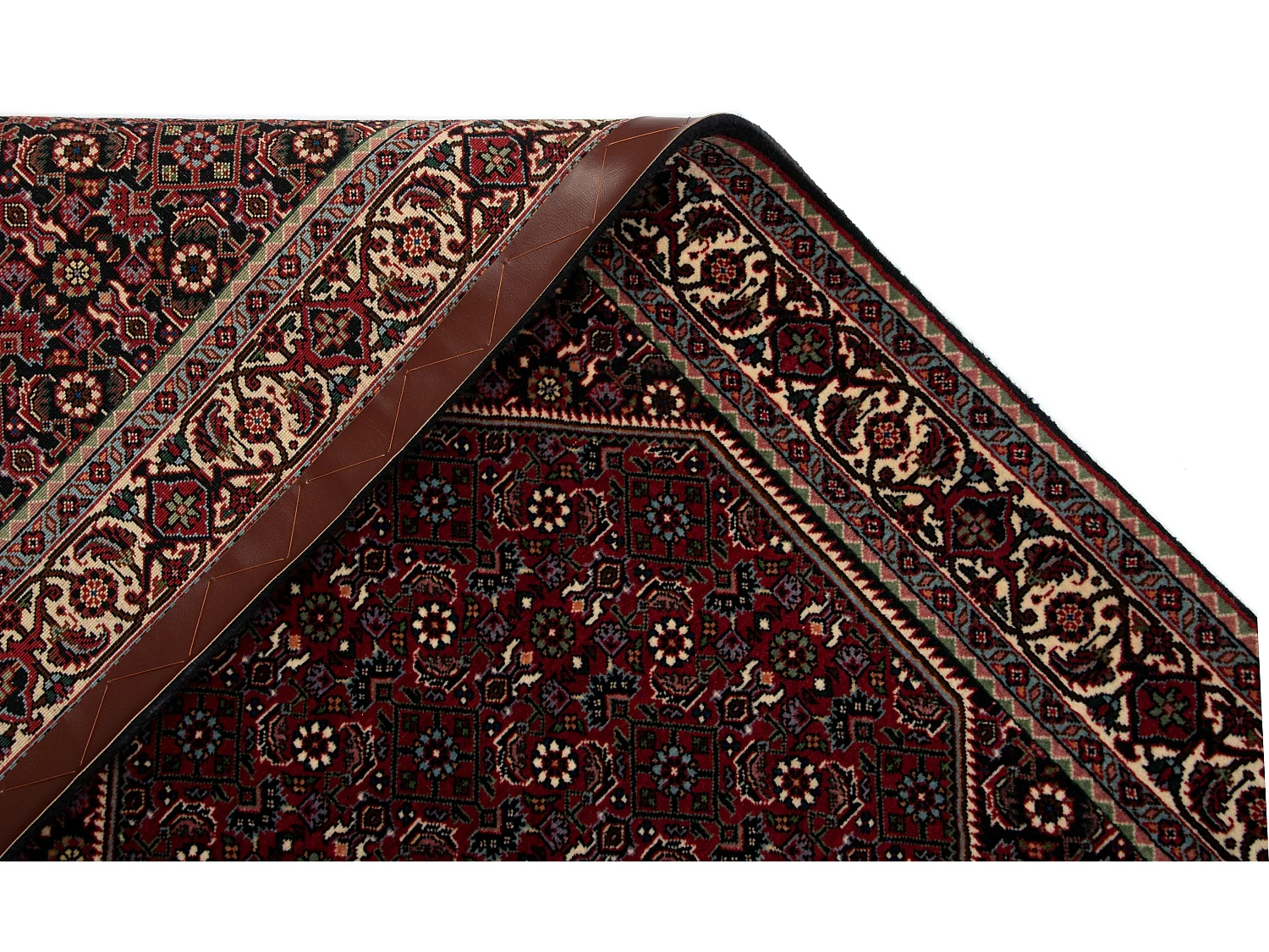 Tapis de couloir en laine 85x409 rouge Bidjar